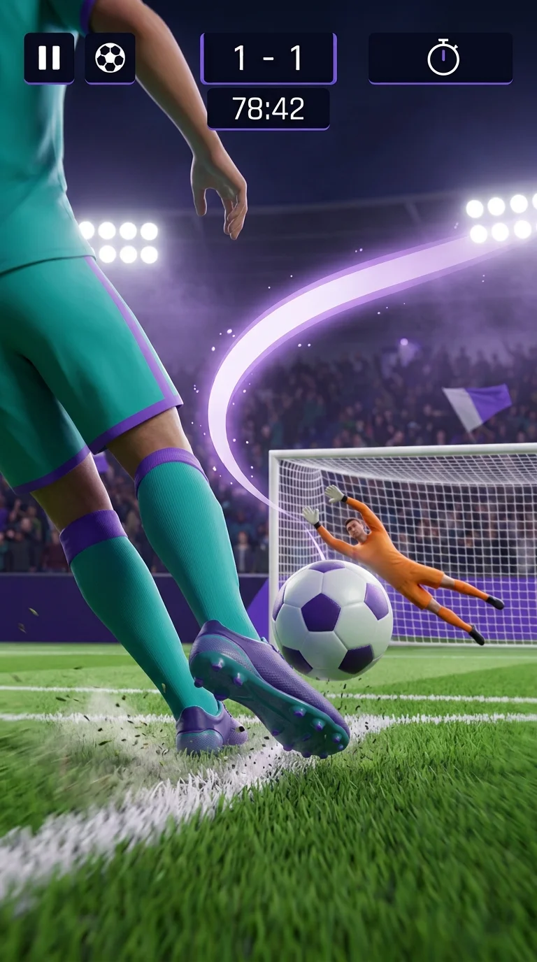Sports game playable ad